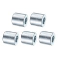 5 Pcs Galvanized Steel Spacer 3 8 Bore X 4 Od Length Unthreaded Standoff Bushing Plain Finish Round Metal Fits M12 Screws Bolts 
