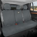 Cata Flexfita Back Seat Cover For Cars Trucks Suv Zipper Split Rear Bench Protector With Durable Canvas Material Interior In