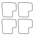 Wflnhb 4 Pcs Float Bowl Gaskets Kits Replacement For Honda Vt1100 Vf700 Vt750 Gl1200 Gl1500 Gasket