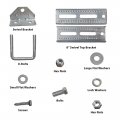 4 Pack 8 Galvanized Swivel Top Bunk Bracket Kit With Hardware For Boat Trailer Fits 2x3 Cross Members Heavy Duty