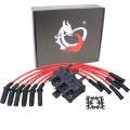 Dragon Fire Performance Tune Up Kit Ignition Coil Pack And Spark Plug Wire Set For Chrysler Town Country Pacifica Dodge Caravan