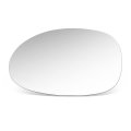 Factory Style Flat Side View Mirror Glass Lens Compatible With Chrysler Cirrus Dodge Stratus Plymouth Breeze 1995-2000 Driver