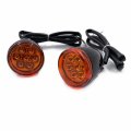 Httmt- Front Running Brake Turn Signal Light Indicator Amber Compatible With 92-up H-d Sportster 883 1200 P N Mt224-018f-gbk
