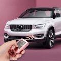 Ontto Smart Remote Key Fob Cover For Volvocase With Keychain Keyring Tpu Full Protuction Key Skin Shell Holder Silver