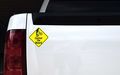 Tickertalk 5in X Male Cyclist On Board Sticker 