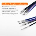 Smt- H-d 12 Chrome Extended Handlebar Cable Kit Brake Line Clutch Electronic Throttle For 2014-2016 Road King Street Glide