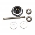 Carbex 2pcs Universal Push Button Quick Release Hood Pins Bonnet Lock Clip Latch Bumper