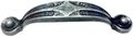 Knobware R5828 4-1 2-inch Rhode Island Pull Antique Pewter 