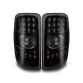 Winjet Wj20-0007-05 Black Housing Smoke Lens Led Tail Light Chevy Gmc 