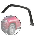 Front Left Fender Flare For Compass 2017-2022 Oe Style Wheel Cover Protector Opening Molding Arch Trim Black 