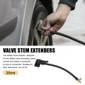 20cm 7 87 Tyre Inflator Hose Adapter Deflatable With Connector Extension