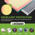 Partszen 16546-17b00 Activated Carbon Cabin And Engine Air Filter Fit For Nissan Juke 2011-2017 Sentra 2013-2019 Replace