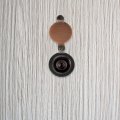 Holibanna 2pcs Cat Eye Back Cover Piece Door Viewer Plate Rotating Peephole Peep Holes Apartment Cover Car To Rotate Copper
