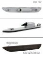 Smoked Tinted Lens Rear Bumper Side Marker Reflector Led Strip Lamps Light Compatible With 2015-2020 Ford Mustang S550