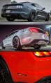 Smoked Tinted Lens Rear Bumper Side Marker Reflector Led Strip Lamps Light Compatible With 2015-2020 Ford Mustang S550