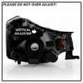 Acanii For 2008-2011 Ford Focus S Se Ses Sel Chrome Housing Headlight Headlamp Assembly Replacement Left Driver Side