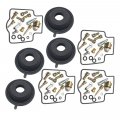 Cicitree 4set Carburetor Carb Repair Rebuild Kit With Diaphragm Compatible For Kawasaki Zx900 Ninja Zx9r Gpz900r 1994-2003