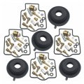 Cicitree 4set Carburetor Carb Repair Rebuild Kit With Diaphragm Compatible For Kawasaki Zx900 Ninja Zx9r Gpz900r 1994-2003