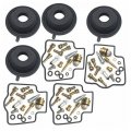 Cicitree 4set Carburetor Carb Repair Rebuild Kit With Diaphragm Compatible For Kawasaki Zx900 Ninja Zx9r Gpz900r 1994-2003