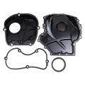 Front Lower And Upper Engine Timing Cover For Vw Beetle 2012-2016 Cc 2009-2017 Eos 2009-2016 Golf 2008-2014 Jetta 2006-2014 
