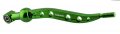Vms Racing Dual Bend Short Throw Shifter In Green Cnc Aluminum Compatible With Honda Civic 1988 1989 1990 1991 1992 1993 1994