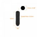 Uxcell Ball Point Set Screws 20pcs M3 X 12mm High Carbon Steel Metric Spring Hex Socket Grub Screw