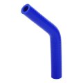 1 Pcs 13mm 0 51 -16mm 63 Id 102mm 4 02 Length 45 Degrees Blue Car Silicone Hose Coolant Universal 