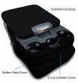 Carscover Custom Fit 2013-2016 Dodge Ram 1500 Pickup Truck Black Neoprene Car Front Center Jump Seat Cover And Console Covers