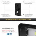 Vipmotoz Full Led Rear Bumper License Plate Light Tag Lamp Assembly Replacement For 2018-2023 Jeep Wrangler Jl 1-piece Driver
