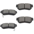 Rear D813 Ceramic Disc Brake Pad Set For Hyundai Azera Elantra Santa Fe Sonata Tucson Xg300 Xg350 And Kia Amanti Optima 