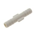 Hard Vacuum Tubing Connector 1 4 In By Outer Diameter Straight Plastic 10 Pieces White Color Alx-pau-rb-493-006-cl360a50 