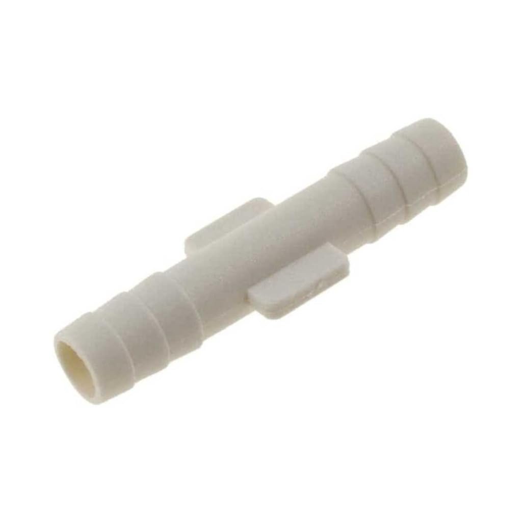 Hard Vacuum Tubing Connector 1 4 In By Outer Diameter Straight Plastic 10 Pieces White Color Alx-pau-rb-493-006-cl360a50