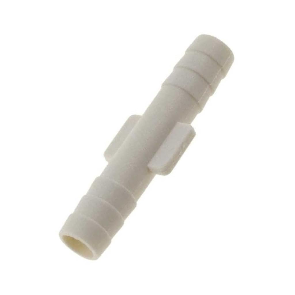 Hard Vacuum Tubing Connector 1 4 In By Outer Diameter Straight Plastic 10 Pieces White Color Alx-pau-rb-493-006-cl360a50