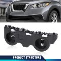 Front Bumper Bracket For Nissan Kicks 2018 2019 2020 Left Driver Side Black Abs Plastic Part Number 622255rb0a