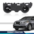 Front Bumper Bracket For Nissan Kicks 2018 2019 2020 Left Driver Side Black Abs Plastic Part Number 622255rb0a