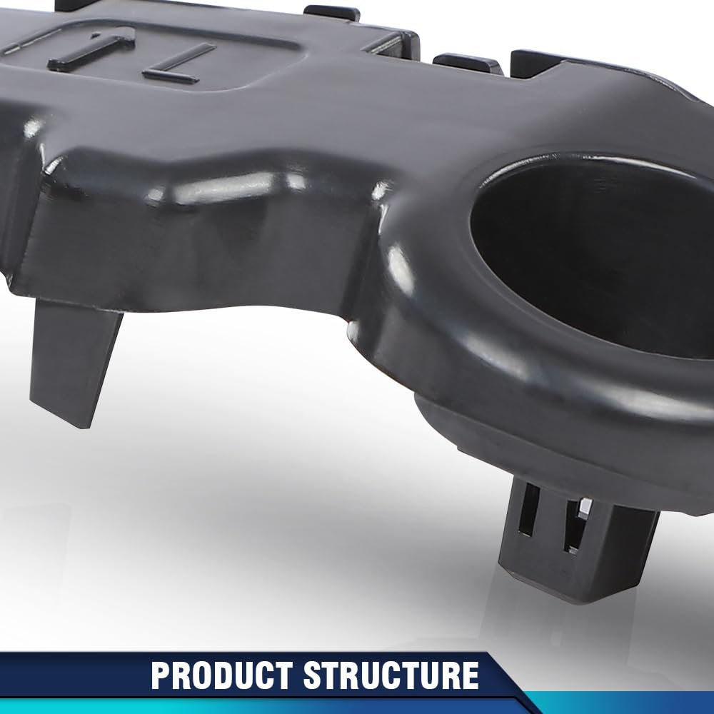 Front Bumper Bracket For Nissan Kicks 2018 2019 2020 Left Driver Side Black Abs Plastic Part Number 622255rb0a