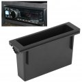 Single Din Stereo Dash Kit Pocket Radio Installation Car Storage Box Cup Holder Cubby Compartment Fits For Cruze