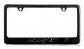 Srt Black Solid Metal License Plate Frame Tag Holder 12 In X 6 Standard Fit For Car Precision Engraved With Uv Protected Epoxy 