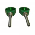 Tc-motor Billet Aluminum Chain Adjusters For Crf110 Klx110 All Years Crf Klx 110 Dirt Pit Bike Green
