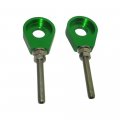 Tc-motor Billet Aluminum Chain Adjusters For Crf110 Klx110 All Years Crf Klx 110 Dirt Pit Bike Green