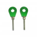 Tc-motor Billet Aluminum Chain Adjusters For Crf110 Klx110 All Years Crf Klx 110 Dirt Pit Bike Green