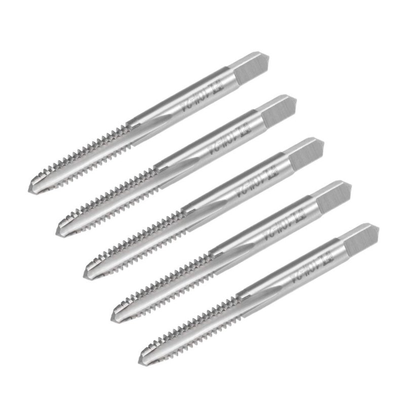 Machine Tap 10-24 Unc Thread 2b Class 3 Flutes High Speed Steel Screw Threading Tapping Tool 5 Pieces