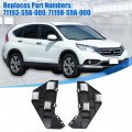 X Autohaux Pair Of Front Bumper Bracket Retainer Spacer Mounting Support Driver And Passenger Side 71193-s9a-000 For Honda Cr-v