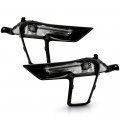 Factory Style Led Fog Lights Driving Lamps For 2018-2019 Ford Explorer With Bezels Brackets Wire Harness On Off Switch Left 