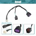 X Autohaux Car Camera Wiring Harness Replacement 68189124ac For Dodge Ram 1500 2500 3500 2013 2014 2015 2016 2018