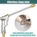 High Pressure Washer Gun Adjustable Sprayer Long Nozzle 360 Degree Rotation Cleaner Powerful Cleaning Tool With Spray Patterns