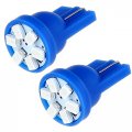 Ocpty 25 Pack Blue T5 Led Light Bulb T10 194 Bright Instrument Panel Gauge Cluster Dashboard Bulbs With Twist Lock Socket