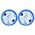 Ocpty 25 Pack Blue T5 Led Light Bulb T10 194 Bright Instrument Panel Gauge Cluster Dashboard Bulbs With Twist Lock Socket