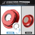 Nicecnc Red Magnetic Oil Drain Plug Bolt For Honda Crf450 R Rx Rwe L Rl X 2017 2018 2019 2020 2021 2022 2023 2024