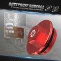 Nicecnc Red Magnetic Oil Drain Plug Bolt For Honda Crf450 R Rx Rwe L Rl X 2017 2018 2019 2020 2021 2022 2023 2024